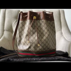 Authentic Pre-loved Gucci Drawstring Bucket Bag